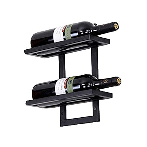Casier à vin plafond haut de gamme en métal noir métallisé pour verres