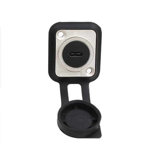 HangTon 5pack USB C Type-C Waterproof Coupler Connector Panel Socket Bulkhead Feed Through, Inline Cable Female to Female Extension - Image 4