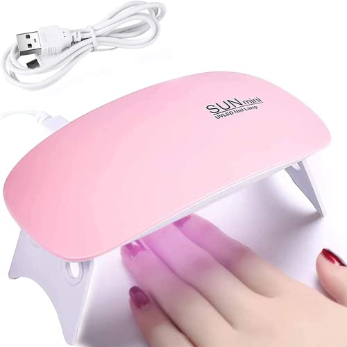 Achengqi Lámpara de Uñas de Gel Portátil Lámpara Led Uñas UV LED Uñas Lampara UV Lampara Secadora de Uñas Secador de Uñas para Manicura Pedicura Arte de Uñas Hogar y Salón Cover