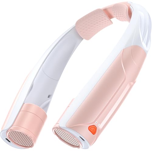 Image of AaoLin Portable Neck Fan USB-C Rechargeable, with 6000mAh Battery, Hands-Free Personal Fan 6 Speeds, 6-20Hrs Cooling, Adjustable 11oz Lightweight, Neck Cooler for Outdoor Sports /Gym /Office