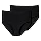 Schiesser Damen 2 PACK Midi Slip Unterwäsche - Modal Essentials, schwarz_162893, 46
