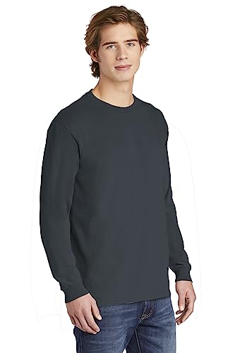 Image of Comfort Colors Adult Long Sleeve Tee, Style 6014 Denim