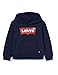 Levi's Kids Sweatshirt à capuche Garçon -Lvb Batwing Screenprint Hoodie Dress Blues 14 ans