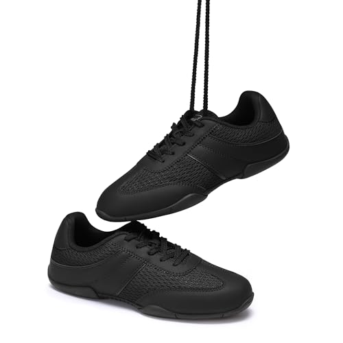 Stelle Cheer Shoes Women Black Girls Cheerleading Shoes Competition Sneakers Training Breathable Lightweight Tennis SportsBlack 7MW