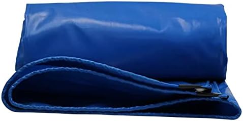 Tarp Blue Heavy Duty 450g/m² Waterproof Tarpaulin Sheet for Car, Garden, Home Use Curtain - PVC Protective Cover for Dust, Rain, Snow Tarps - Support Customised (Size : 1x2m)