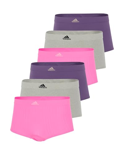 Image of adidas womens Seamless Boyshort Underwear Multipack