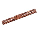 Cinturino for Orologio in Legno Cinturino da 22 mm Orologio da Polso in Legno Bracciale a sgancio rapido(Red)