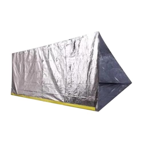 Secure Reflective Emergencies Shelter Lifesaving Tent for Wilderness Exploration Providing Warmth Durability Tent
