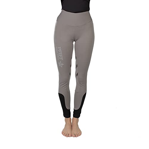 FitsT4 Damen Reithose - Bequeme Reitleggings Mit Silikon-Besatz