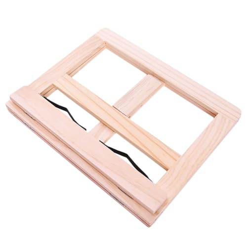 Support de lecture bois portable réglable pupitre de bureau pliable