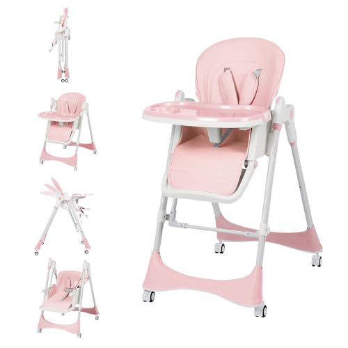6-in-1 Convertible High Chair with Rocker | Baby High Chair for Newborn to Toddler (0-3 Years) |...