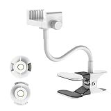 Compatibilité universelle : ce support de moniteur pour bébé dispose d'une connexion filetée standard de 6,35 mm et d'un support de trépied, prenant en charge les caméras avec des corps droits et des bases plates (5,6 à 10,2 cm de large), ainsi que celles avec des bases à vis de 6,35 mm. Il est compatible avec les modèles populaires tels que Nanit Pro, Hellobaby et Infant Optics DXR-8. (Non compatible avec SM935E/SM650/HB6550/VM924). Si vous avez des questions de compatibilité, n'hésitez pas à nous contacter pour obtenir de l'aide
