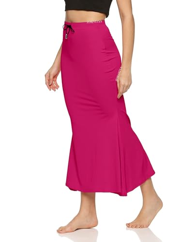 Image of Women's Saree Silhouette I Saree Shapewear Flare Petticoat for Women, Lycra Cotton Blended, Petticoat, Skirts for Women, Shape Wear Dress for Saree