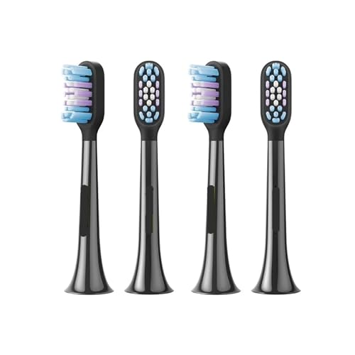 2/4 �AMijia T501/T501C ���u���V�w�b�h�ɑΉ�(4pcs black)