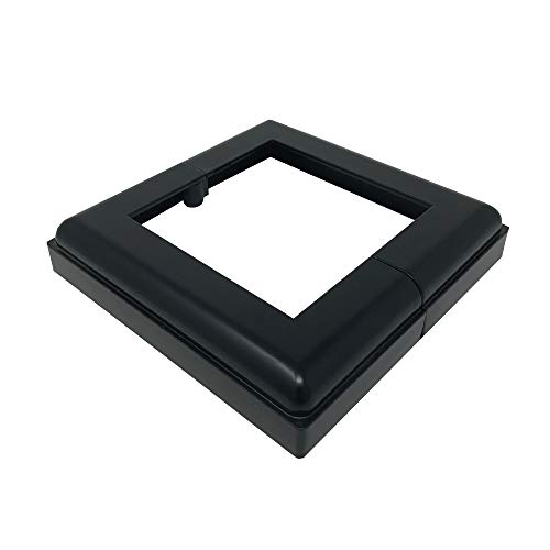 Nuvo Iron ADPBS6 Base jupe poteau aluminium 6X6 noir