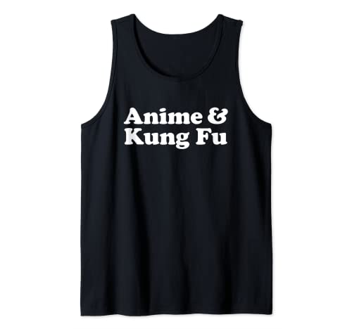 Anime y Kung Fu Kawaii Camiseta sin Mangas