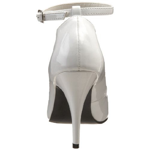 Pleaser Women's Vanity-431 Ankle-Strap Pump,White Patent,9 M US - Thumbnail 2