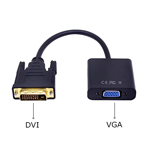 Convertisseur DVI-D à VGA Full HD KLVN pour le télétravail sur double écran - 3
