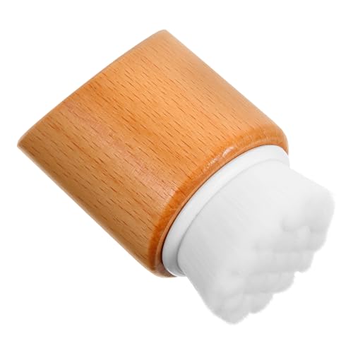 FOYTOKI Facial Cleansing Brush with Handle Portable Exfoliating Scrubber for Deep Cleaning Gentle Skin Massage for Home and Travel Use