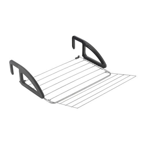 Metaltex Bries Folding Clothesline with Wing, Epoxy Coating, Blue...