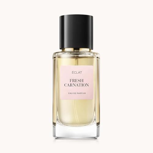 ÉCLAT Fresh Carnation Eau de Parfum 55 ml – Profumo floreale fresco da donna con mughetto, giglio e narciso, delicato calore di Ambra & Sandalo – elegante, piacevole al tatto e senza tempo femminile