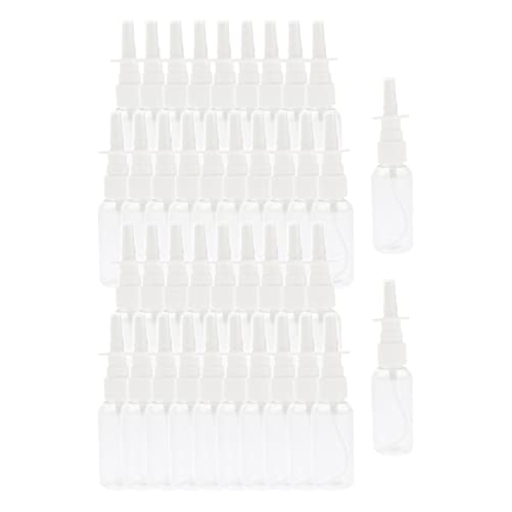 40 Pieces Empty Refillable Nasal Spray Bottles Fine Mist
