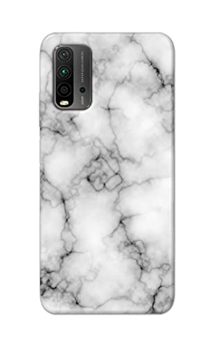 Image of Light White Marble Texture Natural Pattern Hard Back Case Cover for Redmi 9 Power Back Cover -(J5) VNS2230