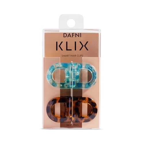 Image of DAFNI KLIX Magnetic Hair Clips - The Original Magnetic Hair Clips by DAFNI, Icon Design, Strong Hold, No Pull, Flat Comfort (Urban Oasis)