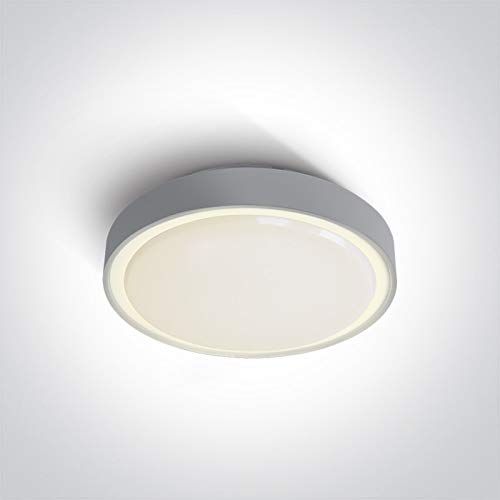 Plafon LED superficie ONE LIGHT 67280AN/G/W gris 24w 3000K IP65