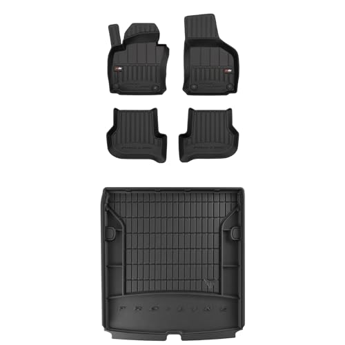 Tapis de sol Skoda Octavia II anti boue FROGUM ProLine 3D bords hauts