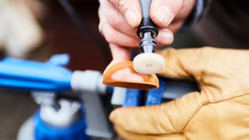 Dremel 429 Polierrad - Zubehörsatz für Multifunktionswerkzeug mit 3 Polierrädern zum Reinigen und Polieren von Kunststoffen, Gold, Glas, Silber, Stahl, Messing u.v.m.