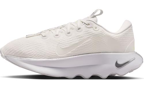 Nike Scarpe da Passeggio Motiva, Summit White Metallic Silver Summit White, 38.5 EU