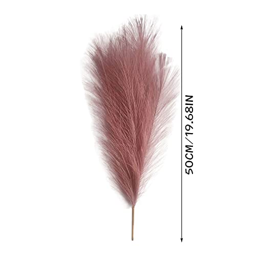 Pampas Grass Large 50cm Decoración Artificial miniatura 7