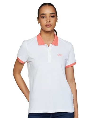 Image of Levi's Women's Cotton Regular Fit Polo Shirt