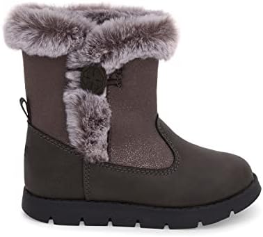 OshKosh B'Gosh Girls Siberian Fashion Boot, Grey, 12 Little Kid | Image 1