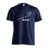 [アートワークスコウベ] サッカー Tシャツ 半袖 練習着 ドライ SHOOT ユニセックス L ネイビー