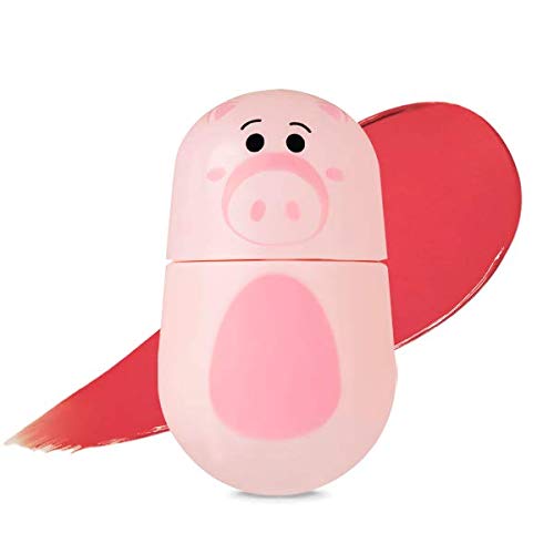 Etude House Jelly Mousse Tint #PK001 Oink Pink (Peach Pink) | Limited Edition | Mousse Type Lip Tint that Includes Elasticity and Vibrant Color of Jelly