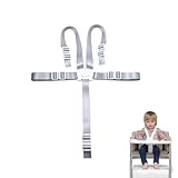 5 Punkt Gurt Sicherheitsgurt,Tripp Trapp Gurt,5 Punkt Gurt für Hauck Hochstuhl Gurt und Kinderwagen,Harness for Highchair,Kinder Sicherheitsgurt,Kinderwagen Anschnallgurt,Kinderschutzgurt