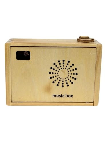 Image of AUGEN Exclusive Music Box Musical 360 rotatable Carousel Children's Wooden Men and Women Birthday Creative Christmas Valentine's Day Gift Home Decoration (Camera E)