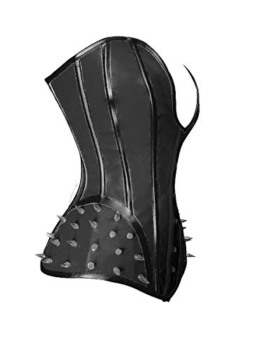 Luvsecretlingerie Heavy Duty 26 Double Steel Boned Waist Training Leather Long Torso Overbust Tight Shaper Corset #8964-B-LE, Black, Large steampunk buy now online Luvsecretlingerie Heavy Duty 26 Double Steel Boned Waist Training Leather Long Torso Overbust Tight Shaper Corset #8964-B-LE, Black, Large steampunk buy now online