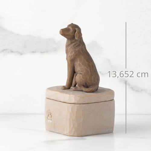 Willow Tree Love My Dog Dark Keepsake Box