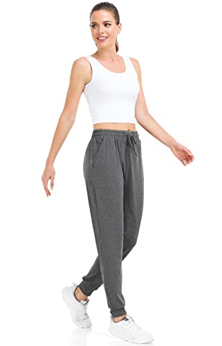 ZENEX 3 Pack Joggers for Women & Women's Sweatpants with Pockets, for Running Yoga Workout Lounge Pants.4