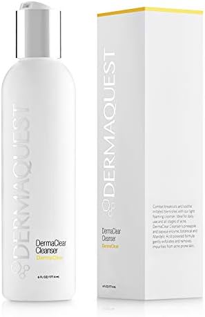 DermaQuest DermaClear Cleanser for Acne Breakouts - Acne Face Wash & Face Exfoliator with Mandelic Acid and Tea Tree Oil (6 oz.)