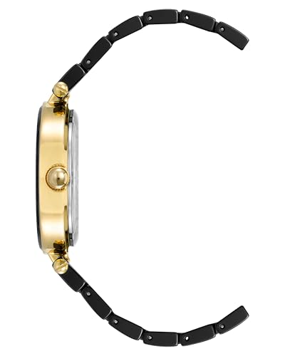 Elegant Anne Klein Women's Black Ceramic Bracelet Watch with Diamond Accent for Timeless Style - Image 2