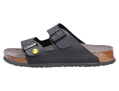 Birkenstock Sandals ''Arizona ESD'' from Birko-Flor in Black 38.0 EU W2