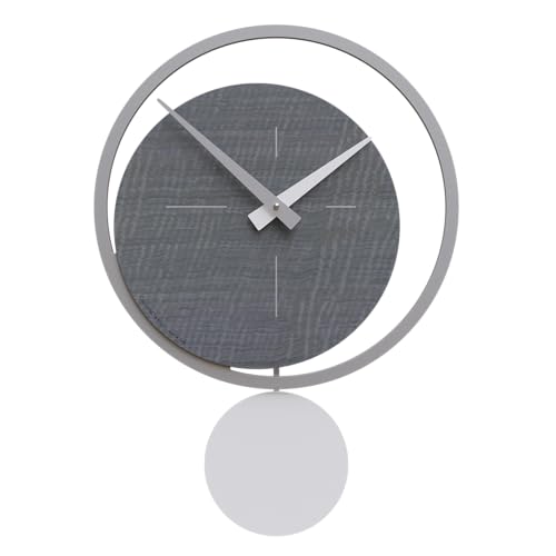 CalleaDesign Orologio a Pendolo Moderno da Parete Design Elegante...