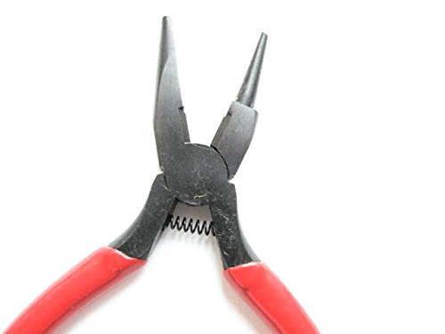 Concave Convex Loop Pliers Eyelets Round Jewelry Bending Miniblings 12Cm Red - Image 3