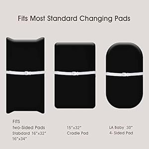 Phfbabychangingpadcoversforboysgirls2packultrasoftbreathablemicrofiberchangingpadtablesheetsformostbabychangingpadsblackblack  Urban Country Home Decor Phf baby changing pad covers for boys girls 2 pack ultra soft breathable microfiber changing pad table sheets for most baby changing pads black black  urban country home decor