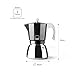 Imagen de IBILI - Cafetera express Elba Black, 3 tazas