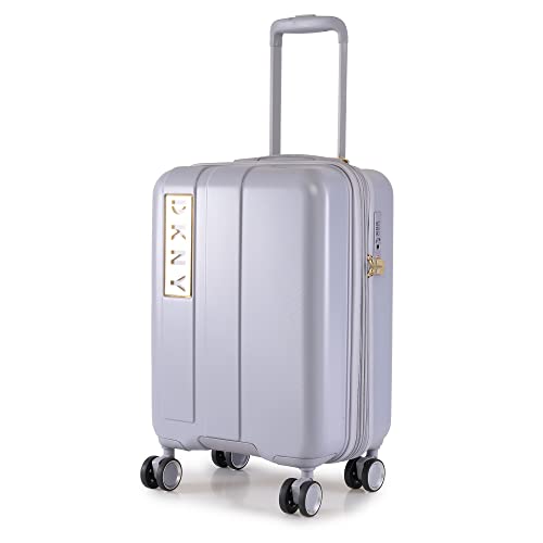 Image of DKNY City Block Range Silver Color 20 inch Hard Cabin Size Trolley